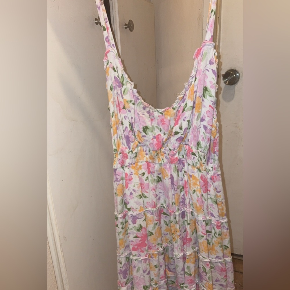 Floral Sleeveless Women's dress - Picture 3 of 4